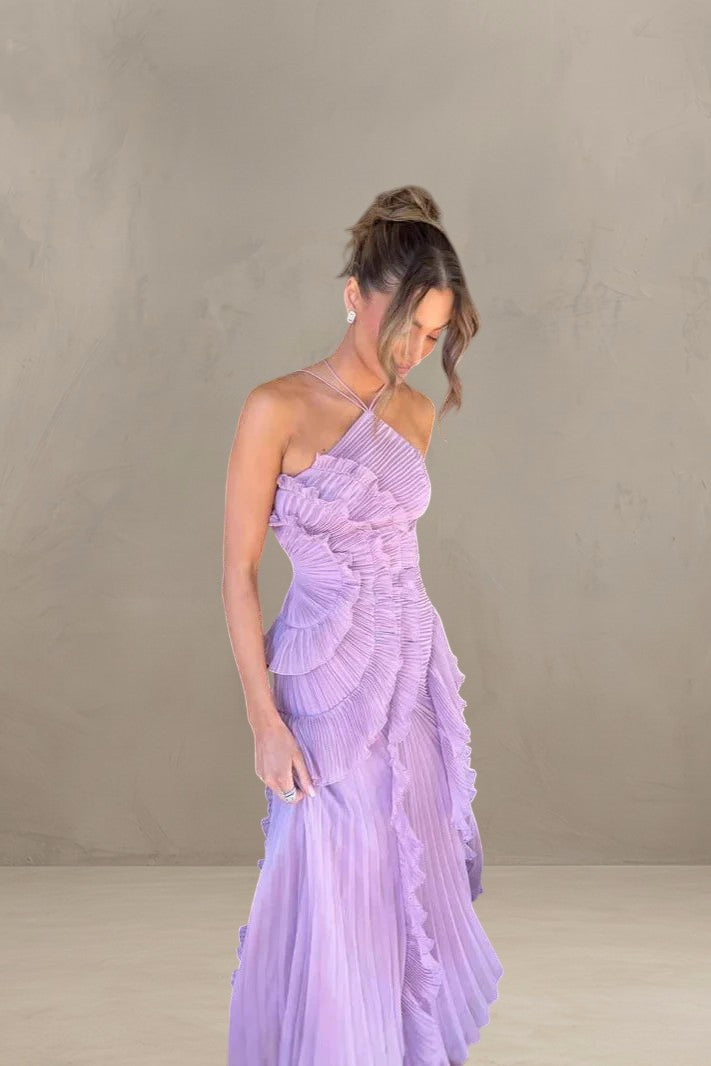 Lumiere Fashion| ELEGANT ASYMMETRICAL MAXI DRESS