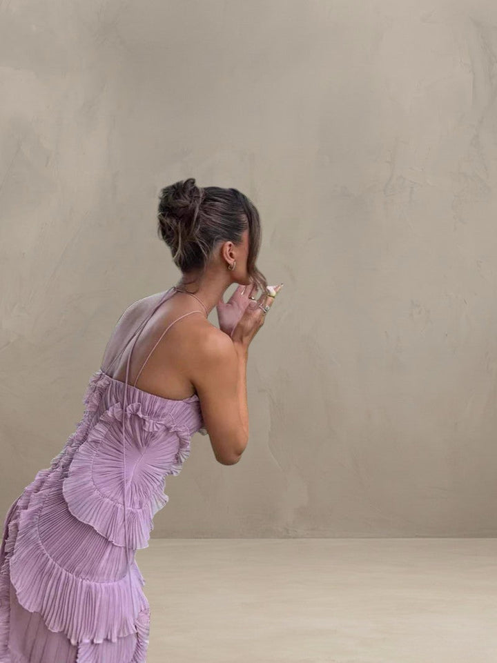 Lumiere Fashion| ELEGANT ASYMMETRICAL MAXI DRESS