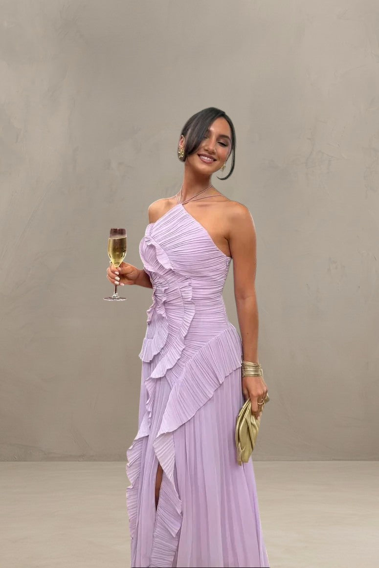 Lumiere Fashion| ELEGANT ASYMMETRICAL MAXI DRESS