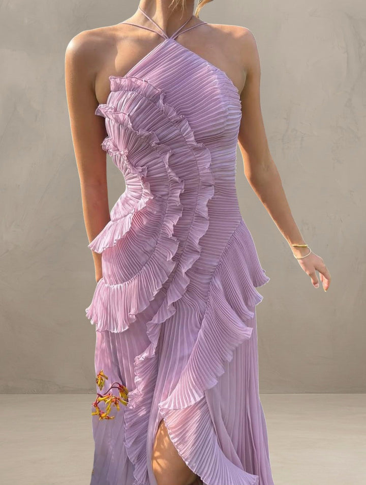 Lumiere Fashion| ELEGANT ASYMMETRICAL MAXI DRESS