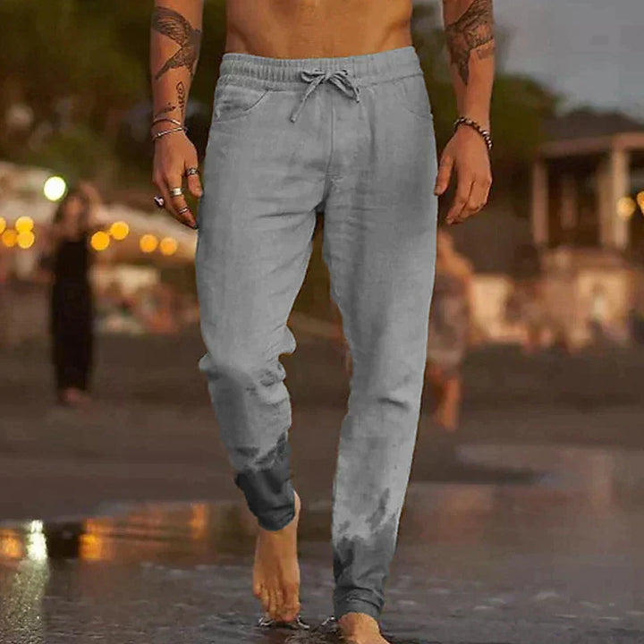 Mode Lumiére ™ | Linen beach trousers