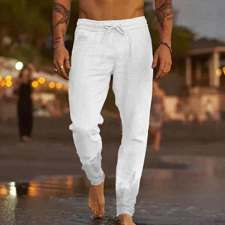 Mode Lumiére ™ | Linen beach trousers