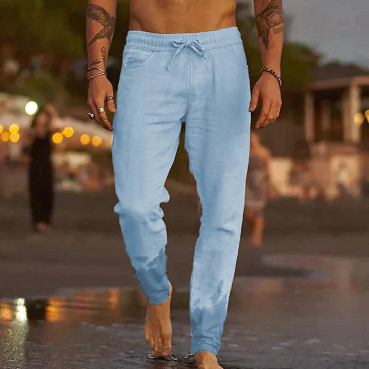 Mode Lumiére ™ | Linen beach trousers