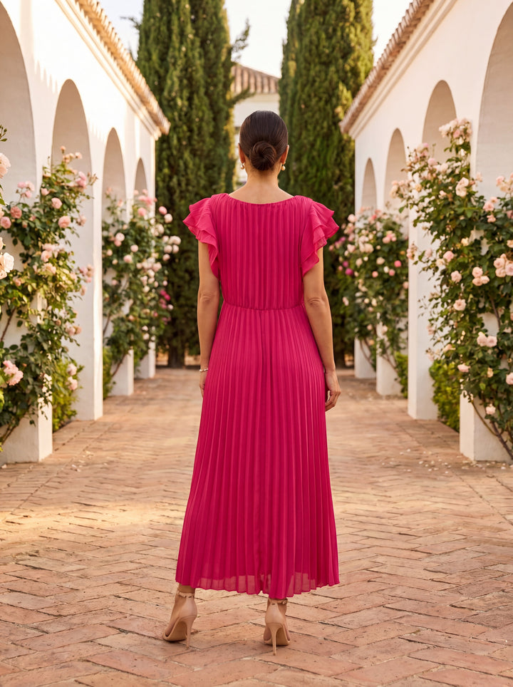 Elegant Selena Dress in Fine Tulle - Maison Claire et Sylvie