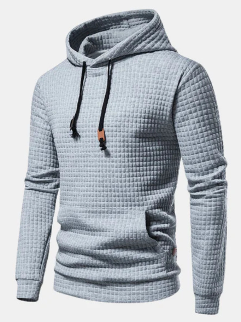 Asher | Waffle-Knit Signature Hoodie
