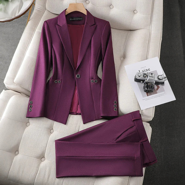 Women's Fitted Blazer Set