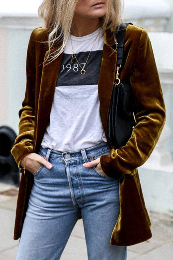Larue | Women's Blazer | Velvet