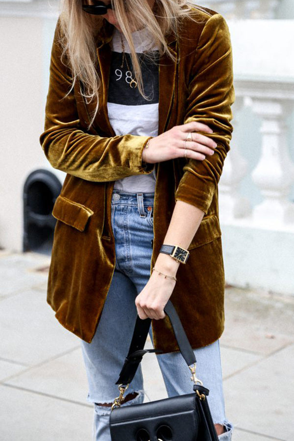 Larue | Women's Blazer | Velvet