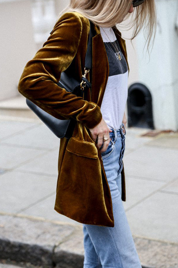 Larue | Women's Blazer | Velvet
