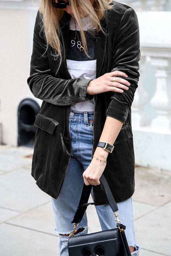 Larue | Women's Blazer | Velvet