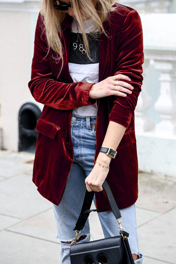 Larue | Women's Blazer | Velvet