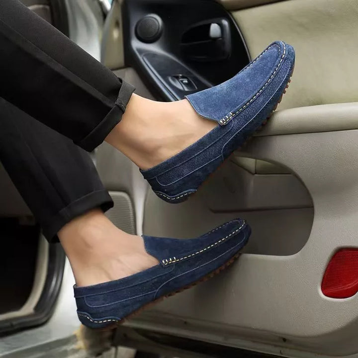 Men's Suede Driving Loafers