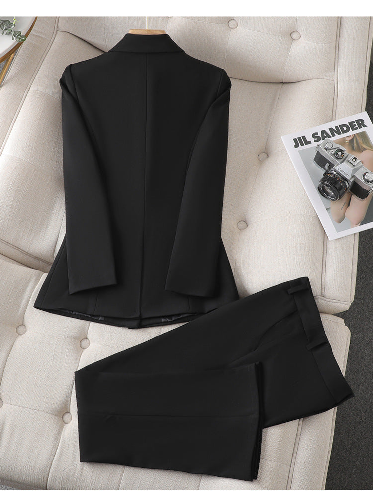 Women's versatile blazer and trousers set