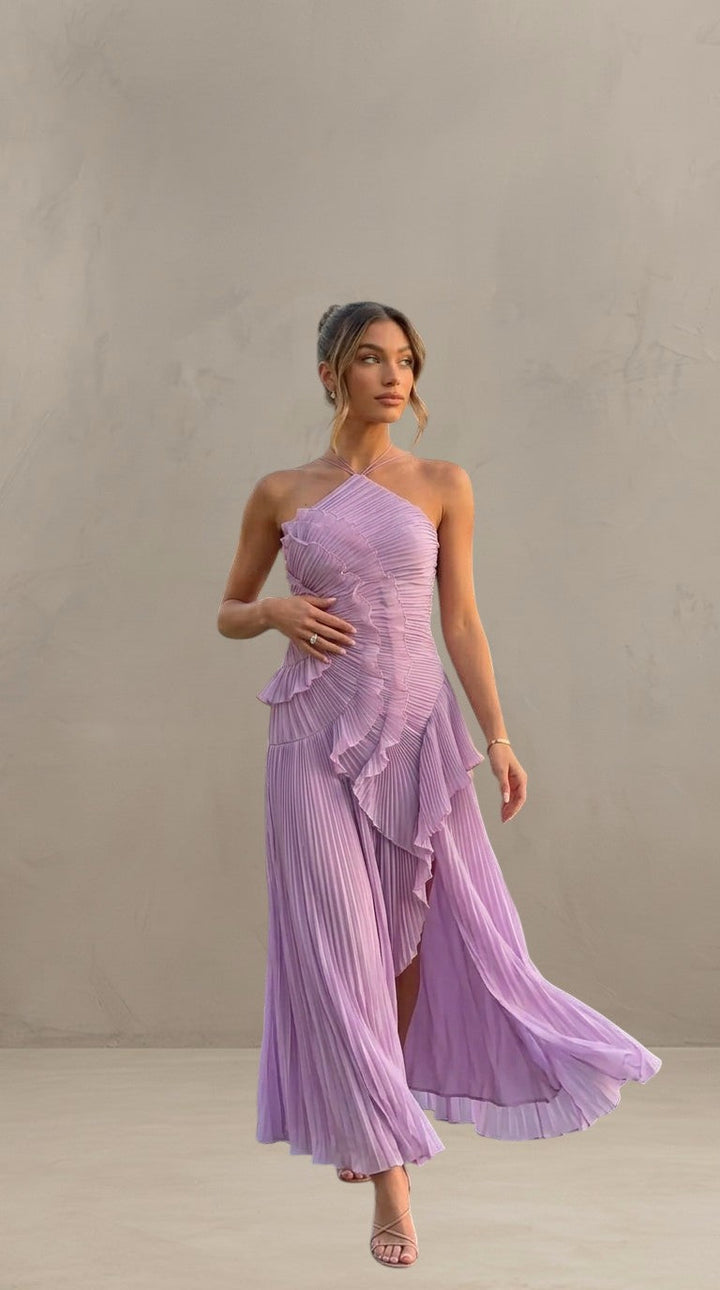Lumiere Fashion| ELEGANT ASYMMETRICAL MAXI DRESS