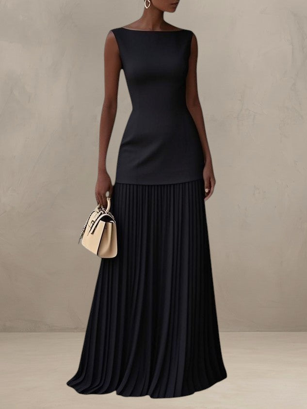Mode Lumiére | 2-PIECE PLEATED SET