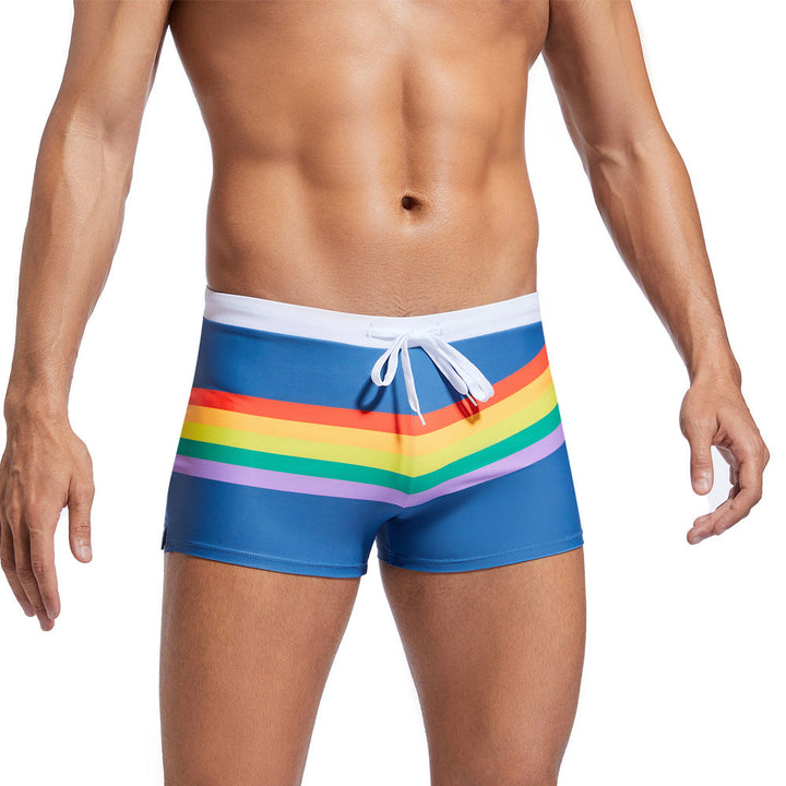 Mode Lumiére™ | Rainbow Sport Swim Shorts