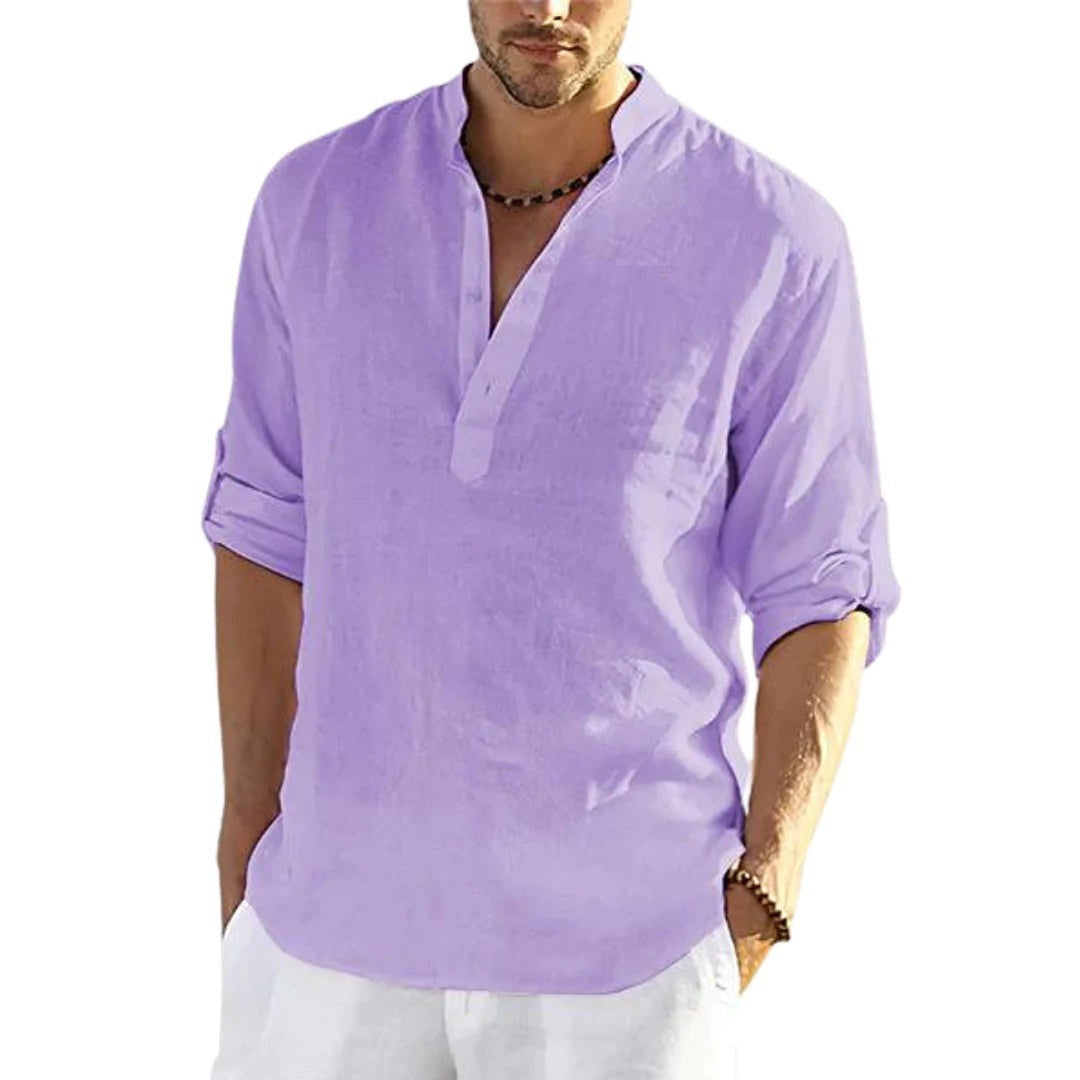 LAURENT MONACO | MEN'S SUMMER LINEN SHIRT