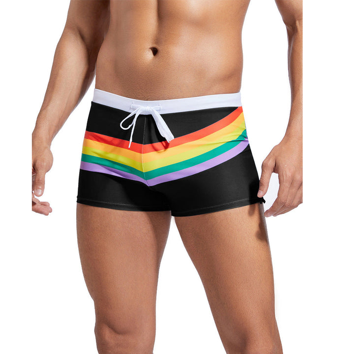 Mode Lumiére™ | Rainbow Sport Swim Shorts