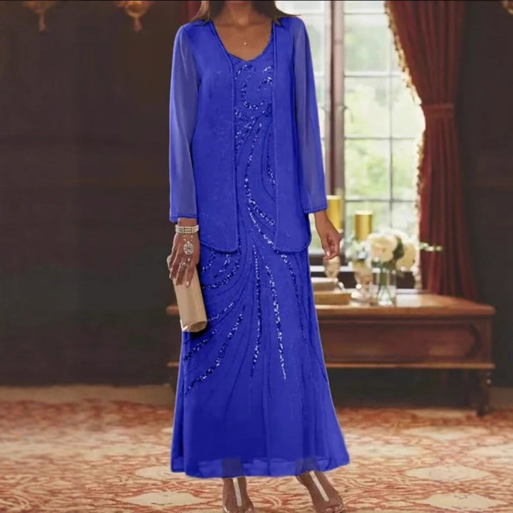MOREAU LYON | WOMEN'S CHIFFON DRESS SET