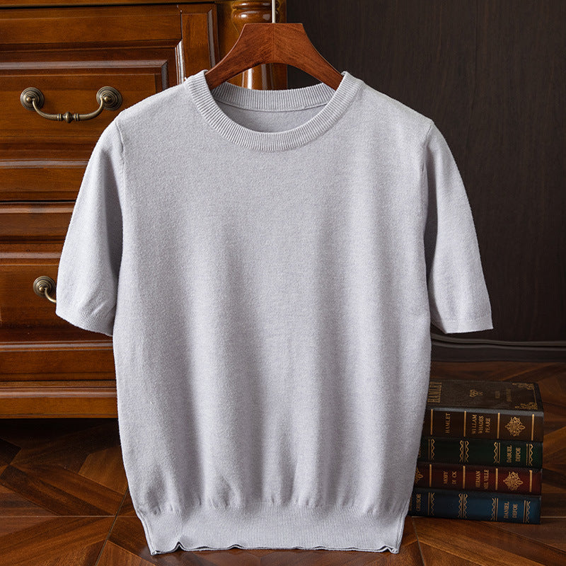LAURENT MONACO | MEN'S REFINED KNIT T-SHIRT
