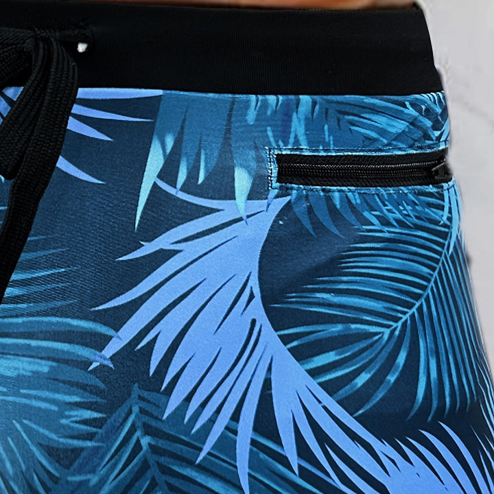 Mode Lumiére™ l | Modern Tropical Swim Trunks