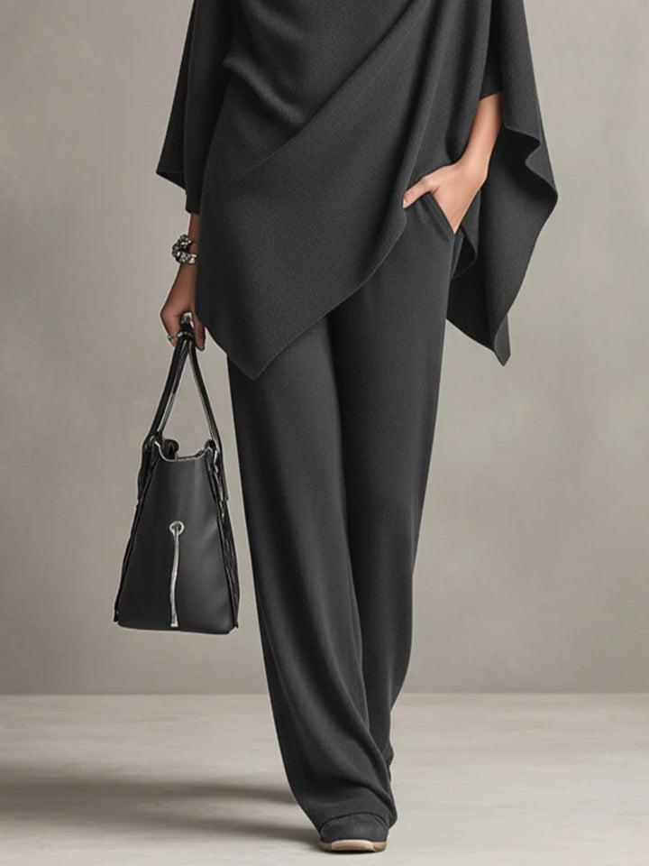 Sabriina™ | Chic Draped Two-Piece Set