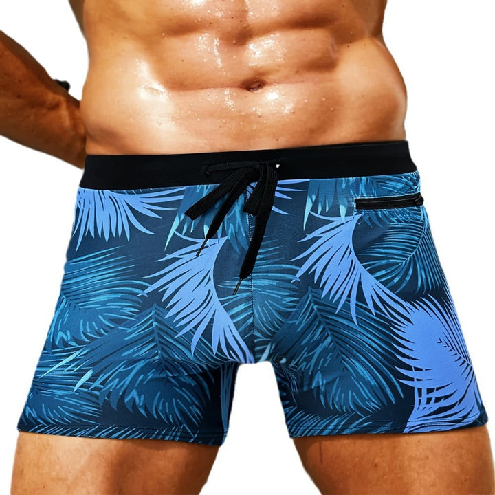 Mode Lumiére™ l | Modern Tropical Swim Trunks