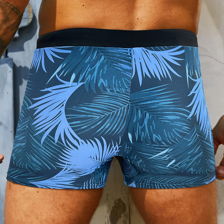 Mode Lumiére™ l | Modern Tropical Swim Trunks