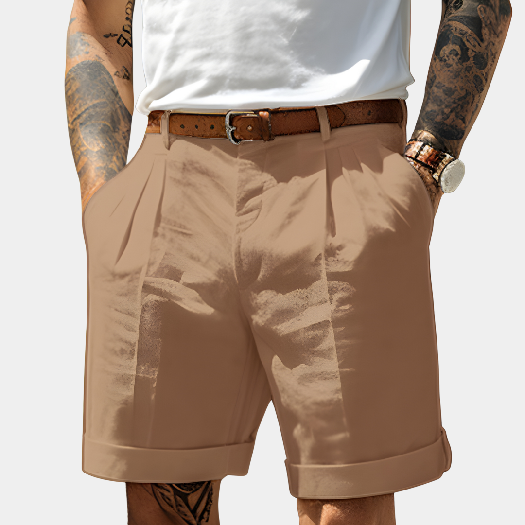 Mode Lumiére™| ELEGANT BREATHABLE COTTON BERMUDAS