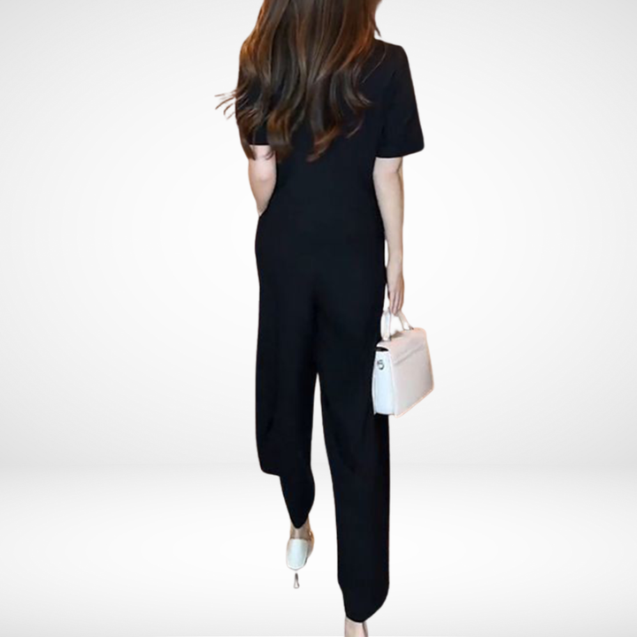 Elsie™ Two-Piece Elegant Short Sleeve Set