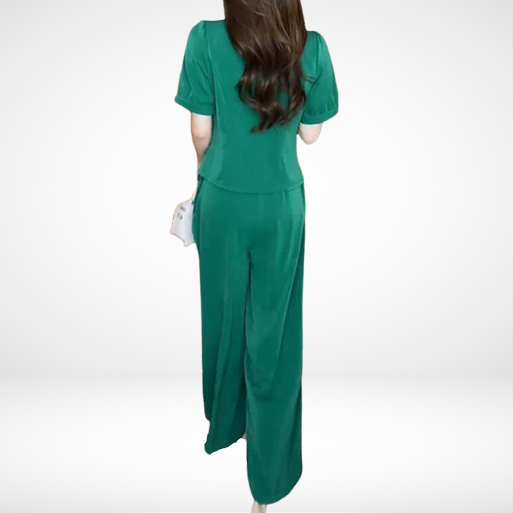 Elsie™ Two-Piece Elegant Short Sleeve Set