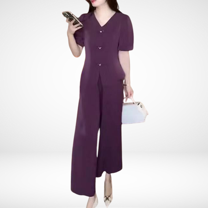 Elsie™ Two-Piece Elegant Short Sleeve Set