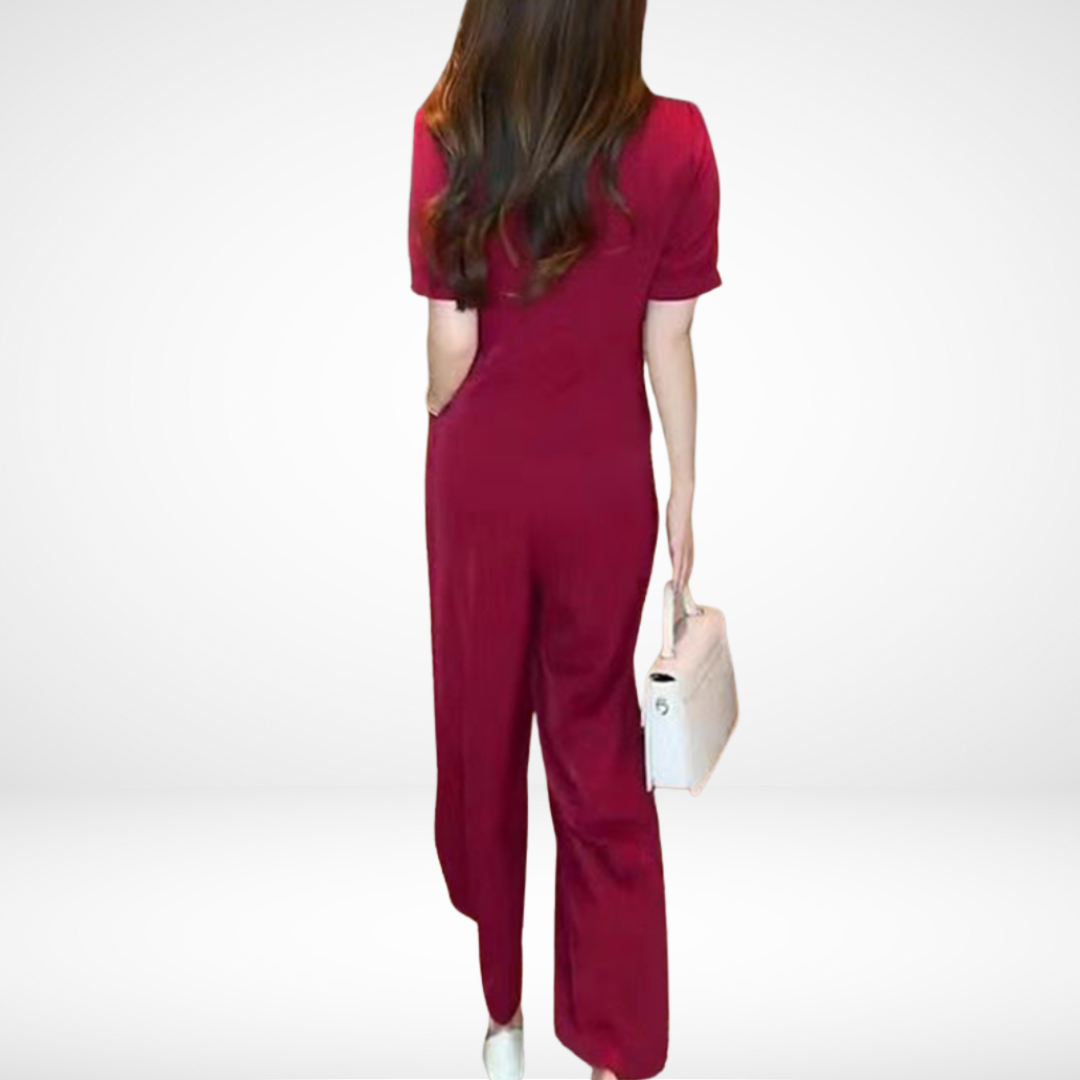 Elsie™ Two-Piece Elegant Short Sleeve Set