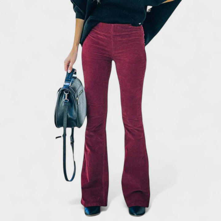 Fashion Light | Flared Corduroy Trousers