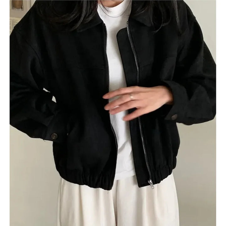 Women's Essential Casual Jacket with Timeless Style