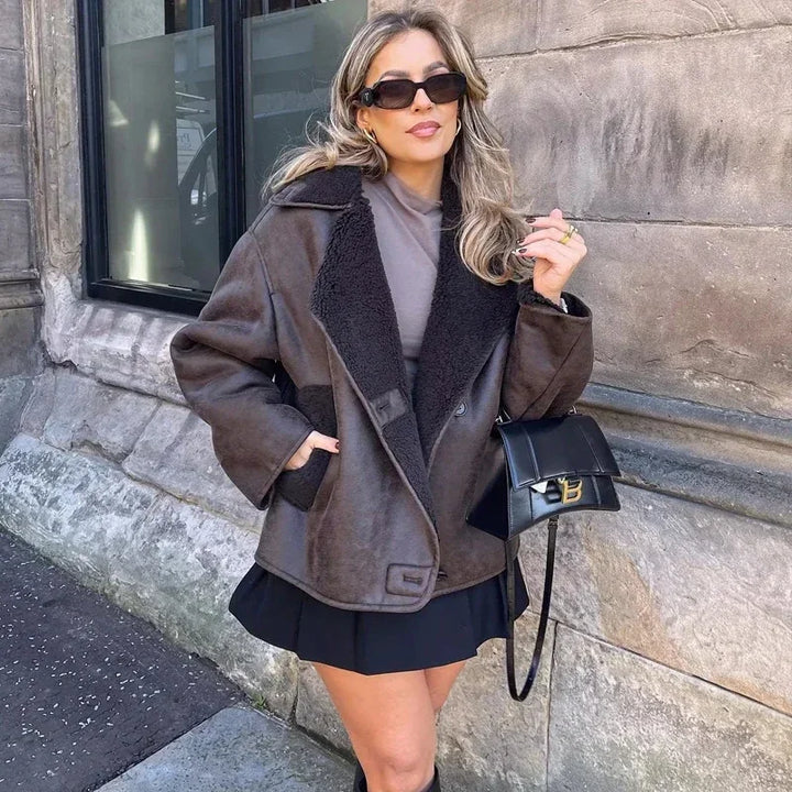 Women's faux fur jacket