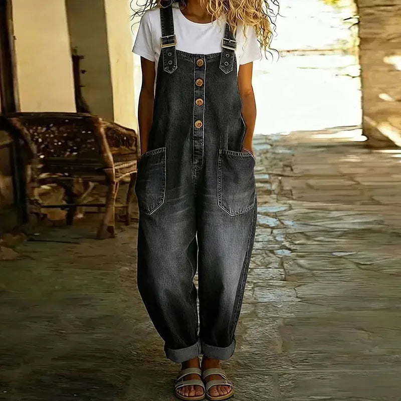 Mae - Versatile Denim Overalls