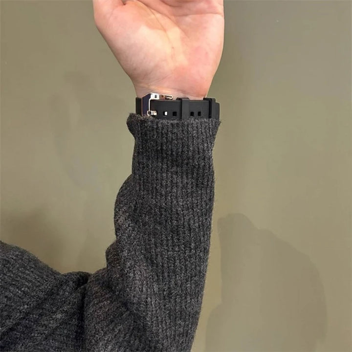 Men's Polo Neck Sweater