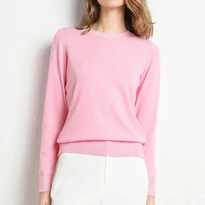 Mode Lumiére™| Essential comfortable wool sweater