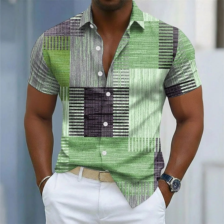 Marcel™ | Men's Colorful Short-Sleeved Shirt