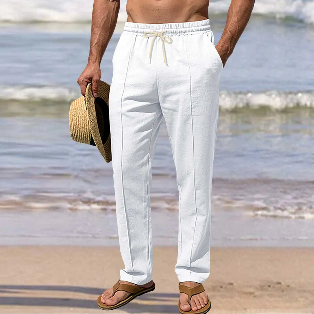 Jean and Marcel™ | Lightweight Elastic Waist Summer Trousers