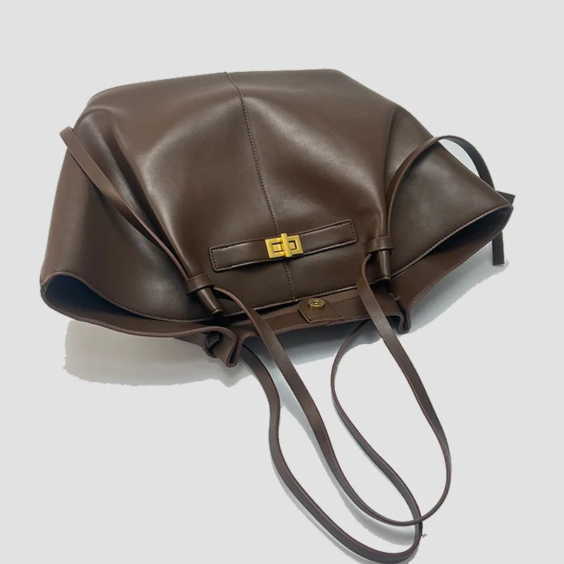 Women's Large Capacity Trapezoid Handbags