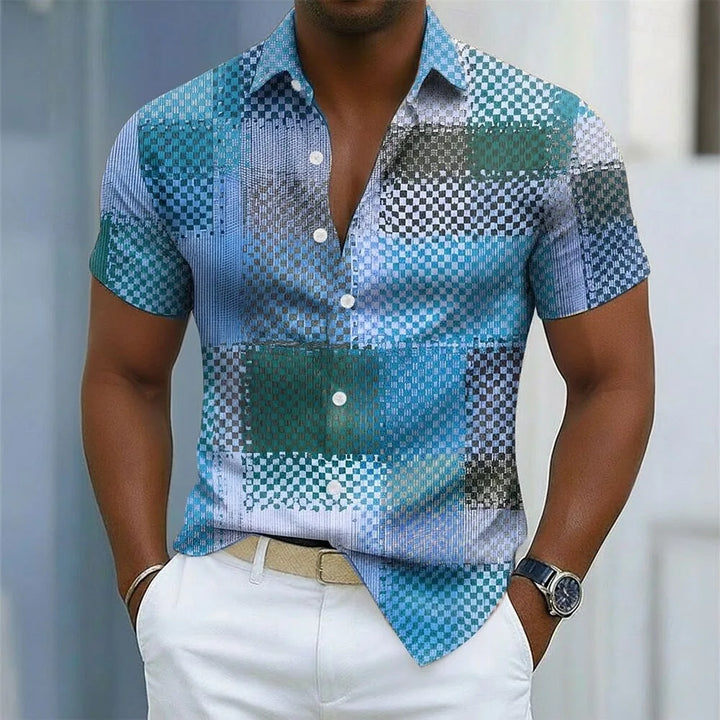 Marcel™ | Men's Colorful Short-Sleeved Shirt