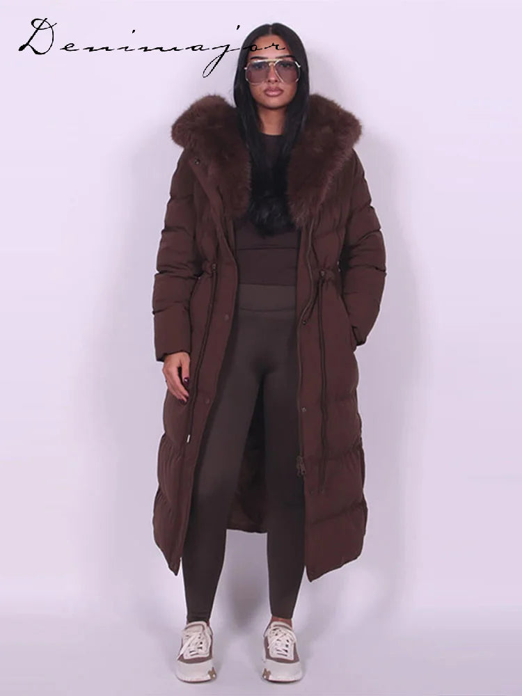 Women's Premium Long Hooded Coat – Everyday Elegance and Protection