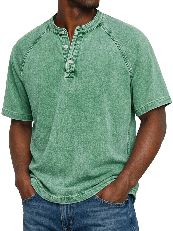 Mode Lumiére™ | Men's Vintage Button-Up Shirt
