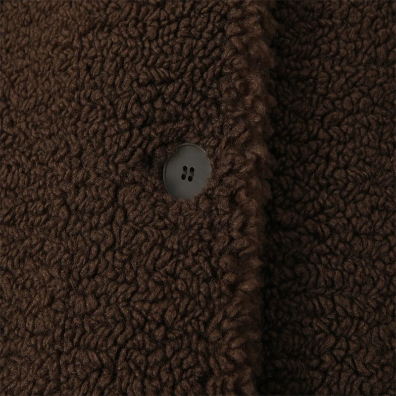 Women's Brown Teddy Bear Coat