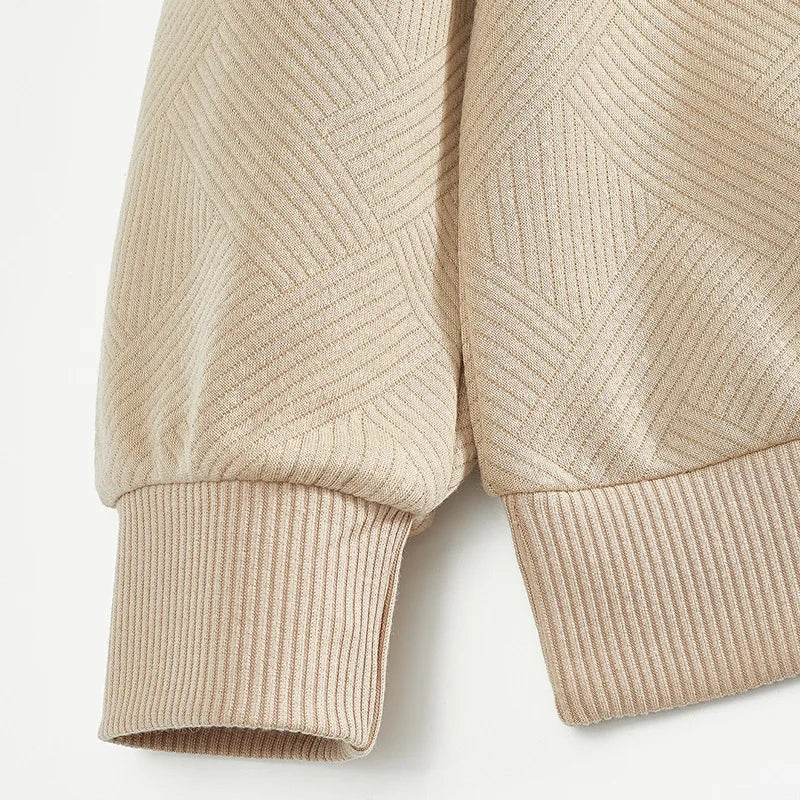 Men's zip-neck sweater with an elegant look and modern comfort