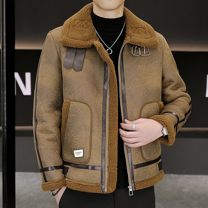 Men's Modern Lined Jacket for a Bold Urban Style