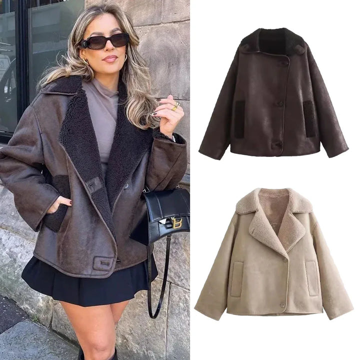 Women's faux fur jacket