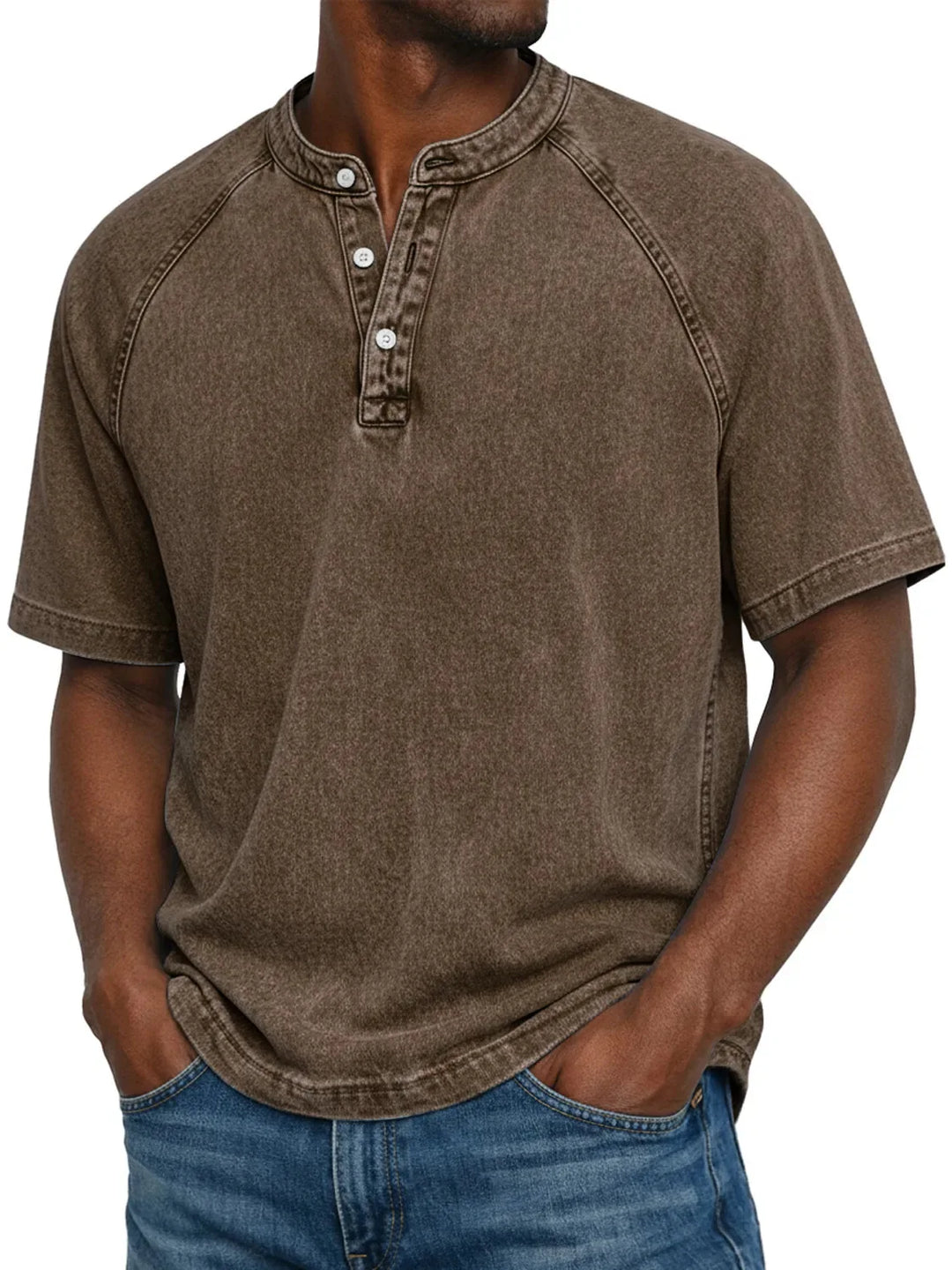 Mode Lumiére™ | Men's Vintage Button-Up Shirt